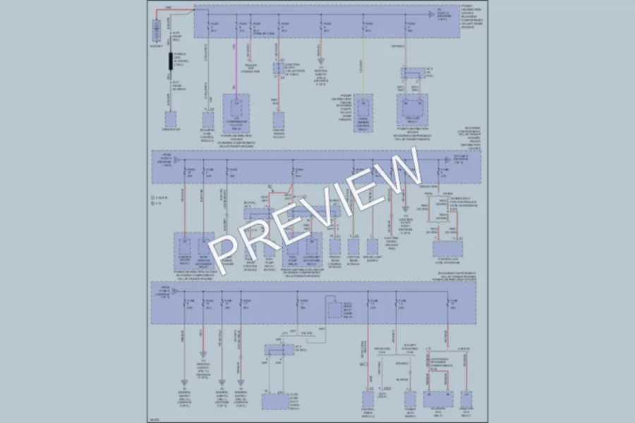 2003 Dodge Dakota Power Distribution wiring diagram preview