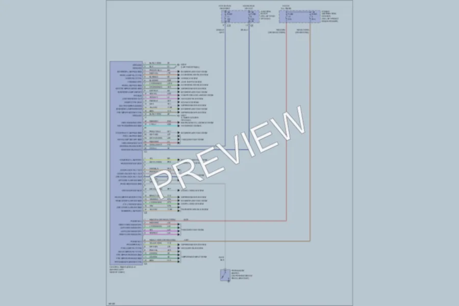 2003 Dodge Durango Body Control Modules wiring diagram preview