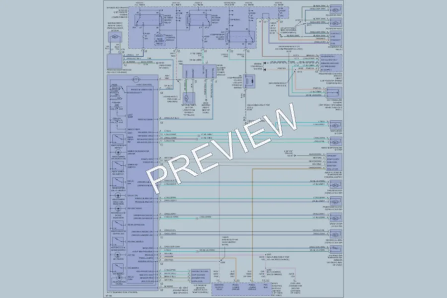 2003 Dodge GrandCaravan Air Conditioning wiring diagram preview