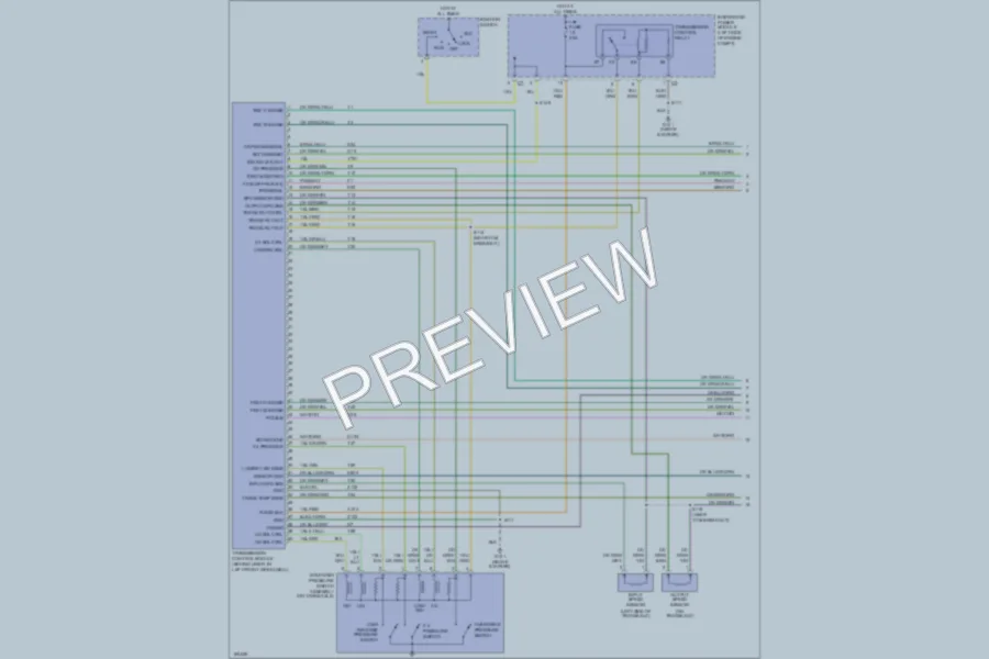 2003 Dodge GrandCaravan Transmission wiring diagram preview