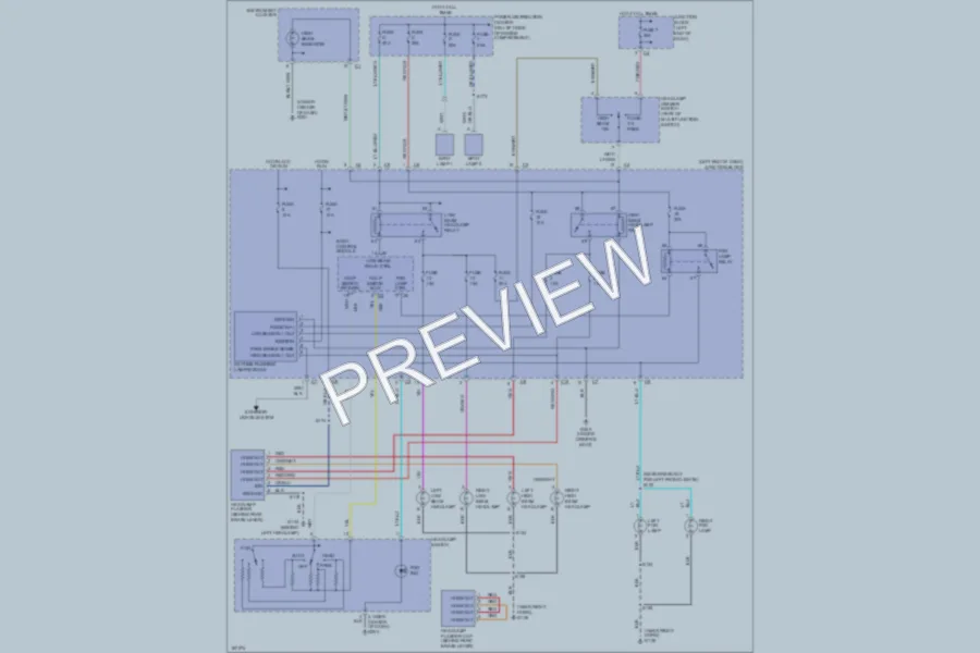 2003 Dodge Intrepid Headlights wiring diagram preview