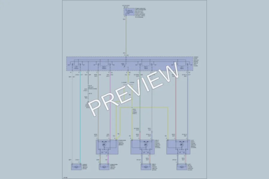 2003 Dodge R1500 Power Windows wiring diagram preview