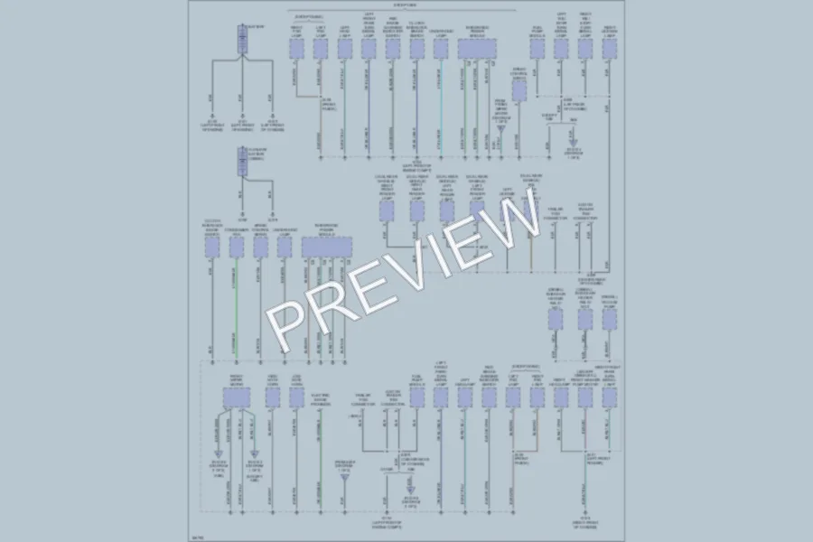 2003 Dodge R1500 Ground Distribution wiring diagram preview