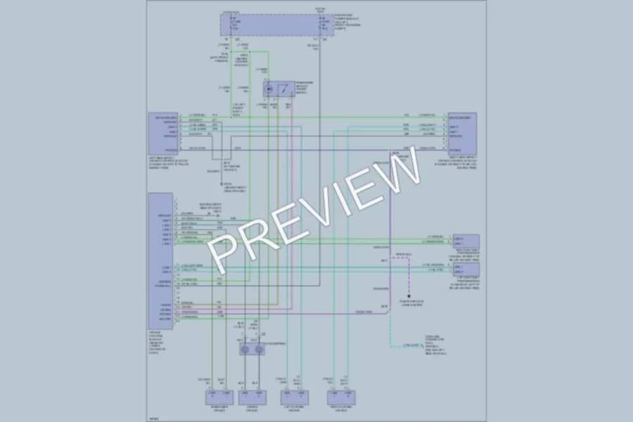2003 Dodge R1500 Supplemental Restraints wiring diagram preview