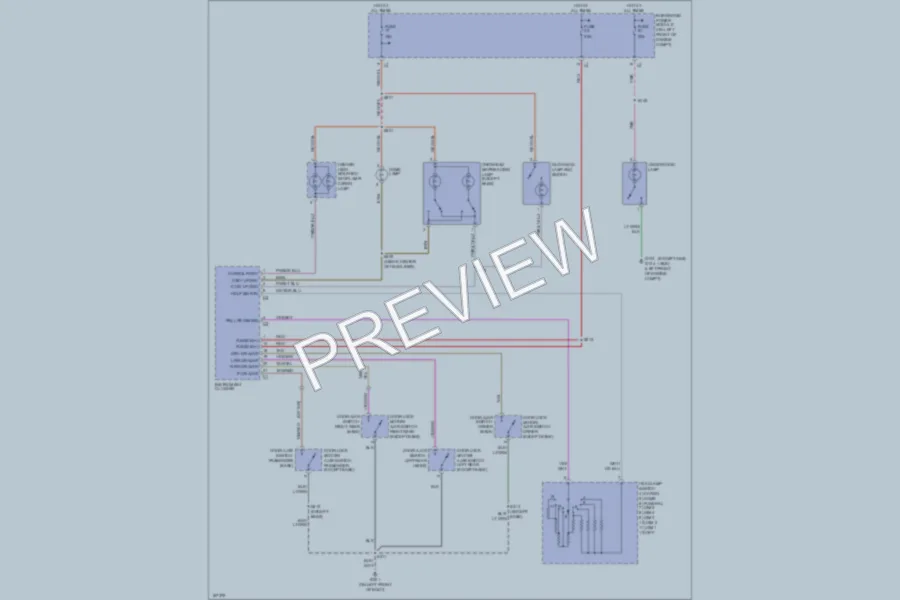 2003 Dodge R2500 Interior Lights wiring diagram preview