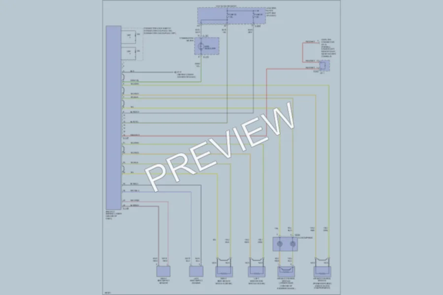 2003 Dodge 2D Coupe Supplemental Restraints wiring diagram preview