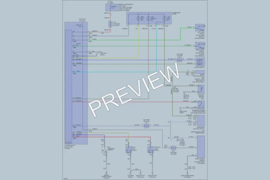 2003 Dodge 2D Coupe Warning Systems wiring diagram preview
