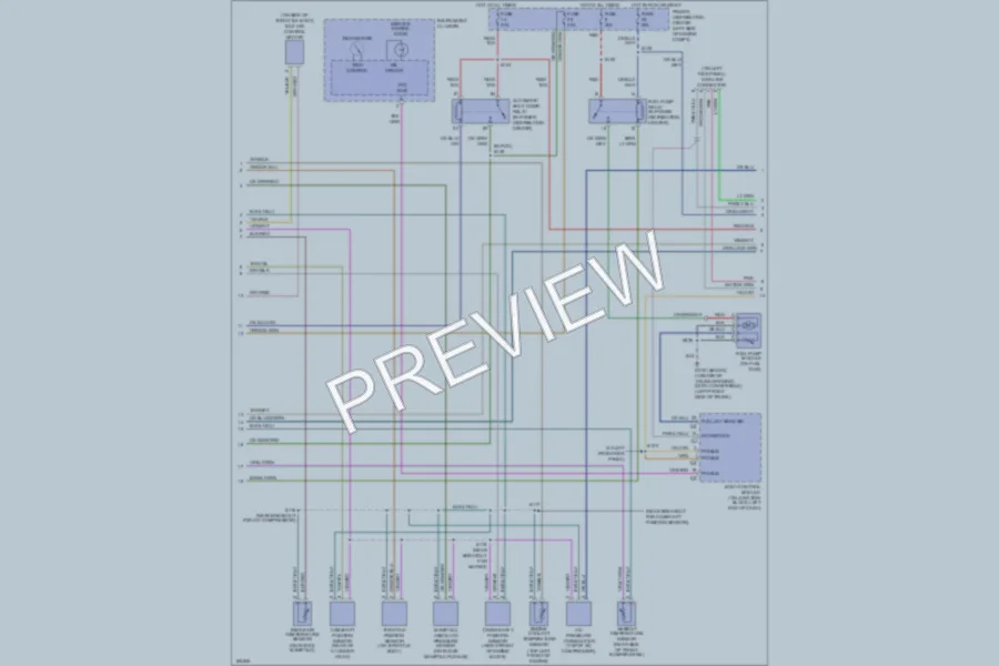 2003 Dodge 4D Sedan Engine Performance wiring diagram preview