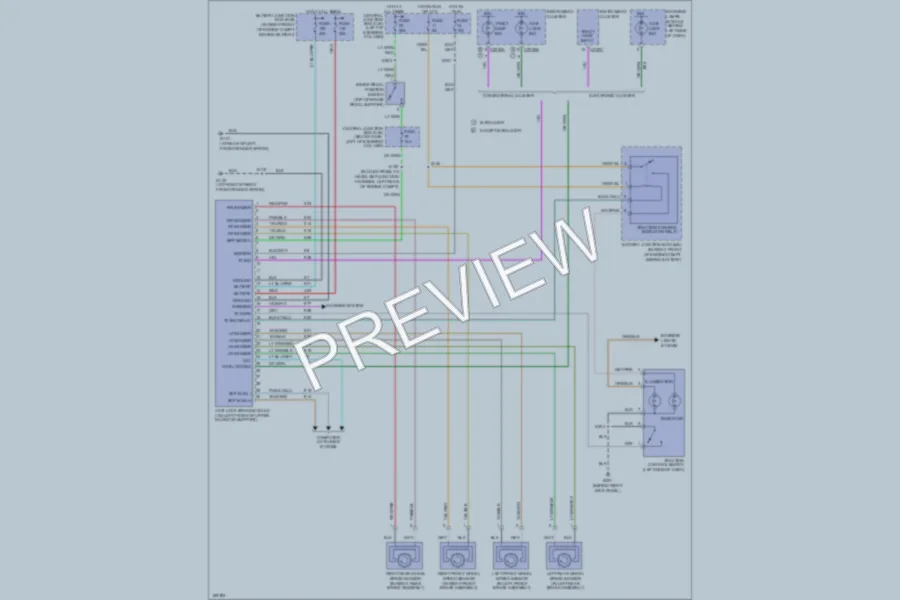 2003 Ford CrownVictoria Anti Lock Brakes wiring diagram preview