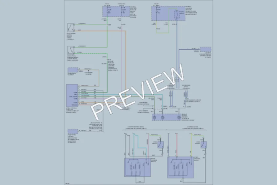 2003 Ford CrownVictoria Cruise Control wiring diagram preview
