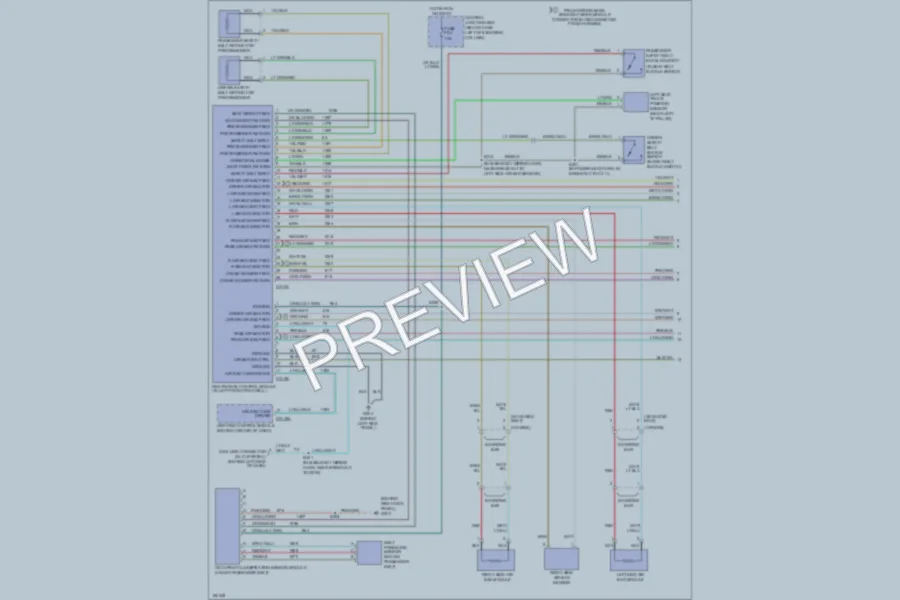 2003 Ford CrownVictoria Supplemental Restraints wiring diagram preview