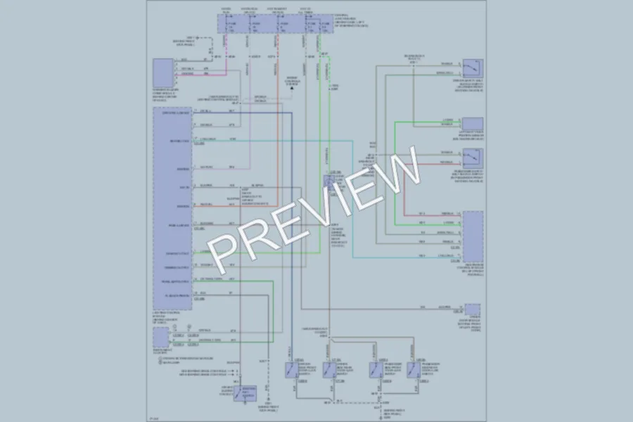 2003 Ford CrownVictoria Warning Systems wiring diagram preview