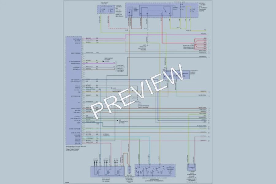 2003 Ford E150 Engine Performance wiring diagram preview
