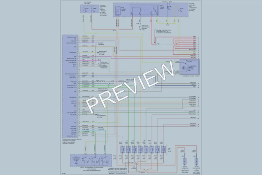 2003 Ford E350 Super Duty Engine Performance wiring diagram preview