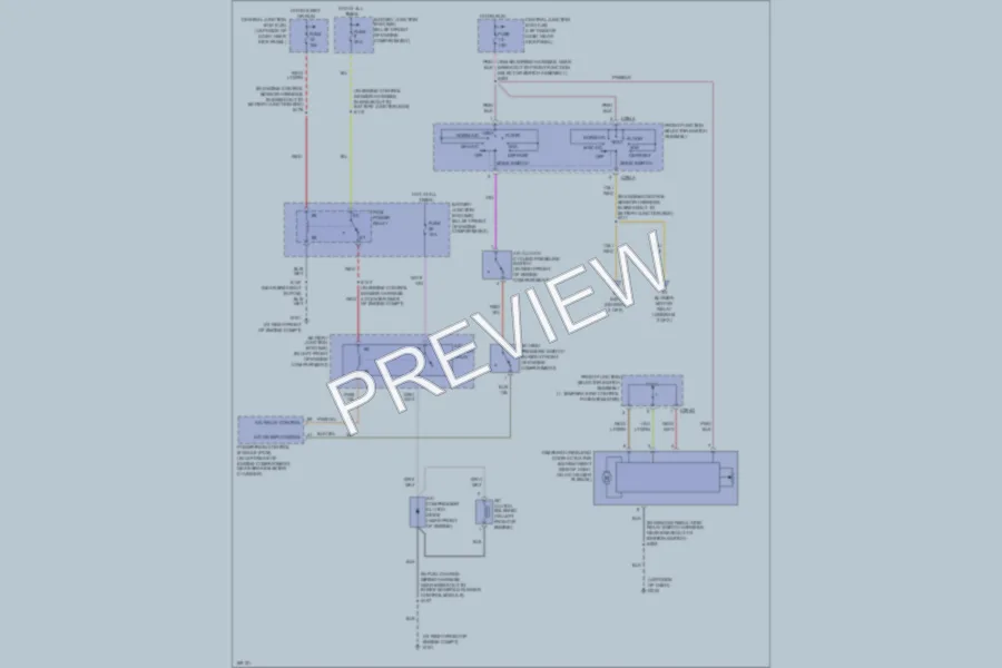 2003 Ford E150 Air Conditioning wiring diagram preview