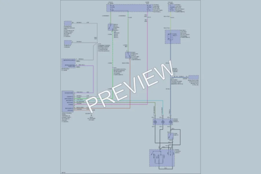 2003 Ford E150 Cruise Control wiring diagram preview