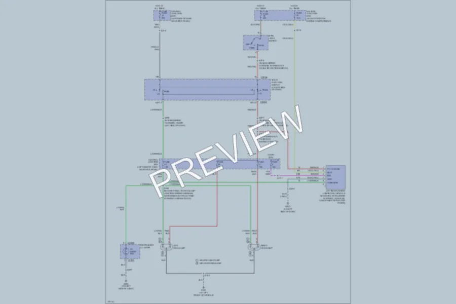 2003 Ford E150 Headlights wiring diagram preview