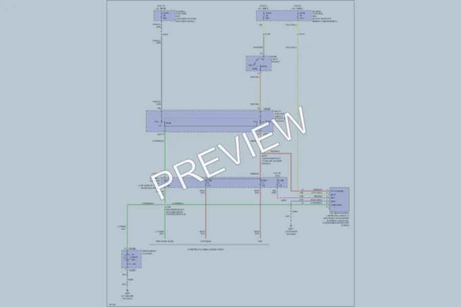 2003 Ford E250 Headlights wiring diagram preview