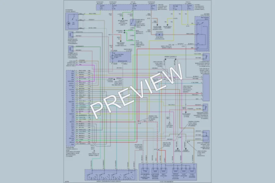 2003 Ford E350 Super Duty Transmission wiring diagram preview