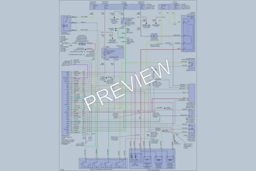 2003 Ford E250 Transmission wiring diagram preview