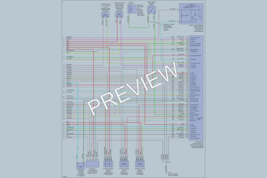2003 Ford E550Econoline Engine Performance wiring diagram preview