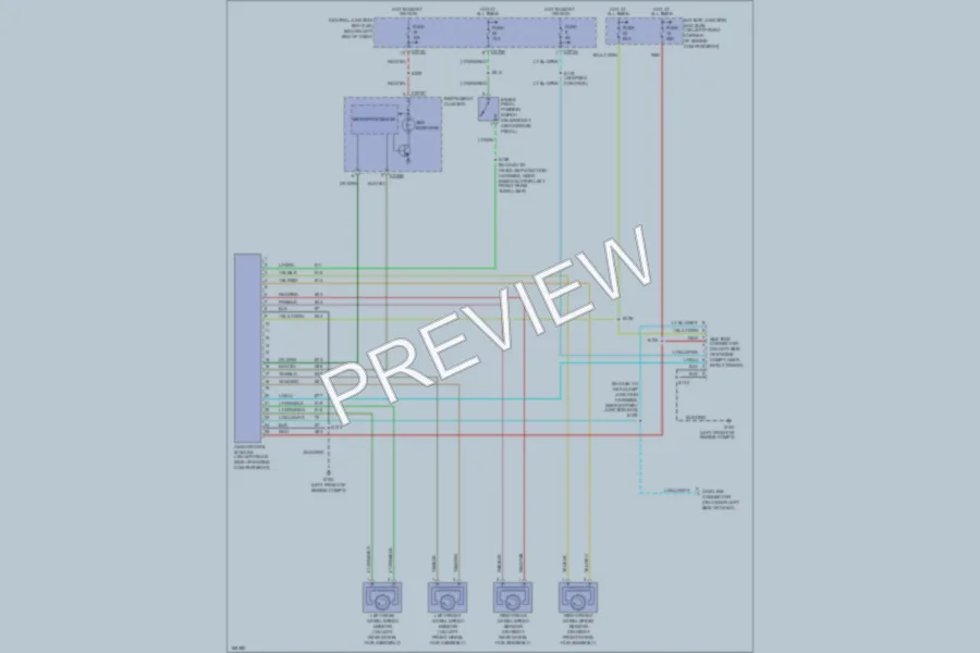 2003 Ford Escape Anti Lock Brakes wiring diagram preview