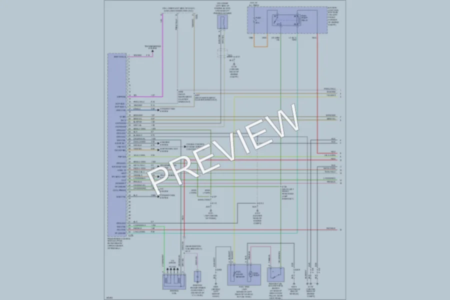 2003 Ford Escape Engine Performance wiring diagram preview