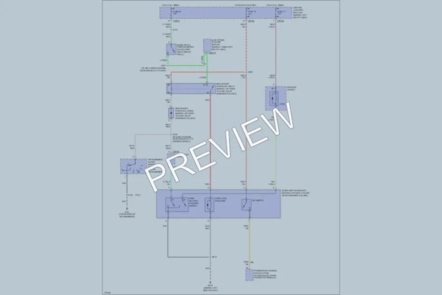 2003 Ford Escape Shift Interlock wiring diagram preview