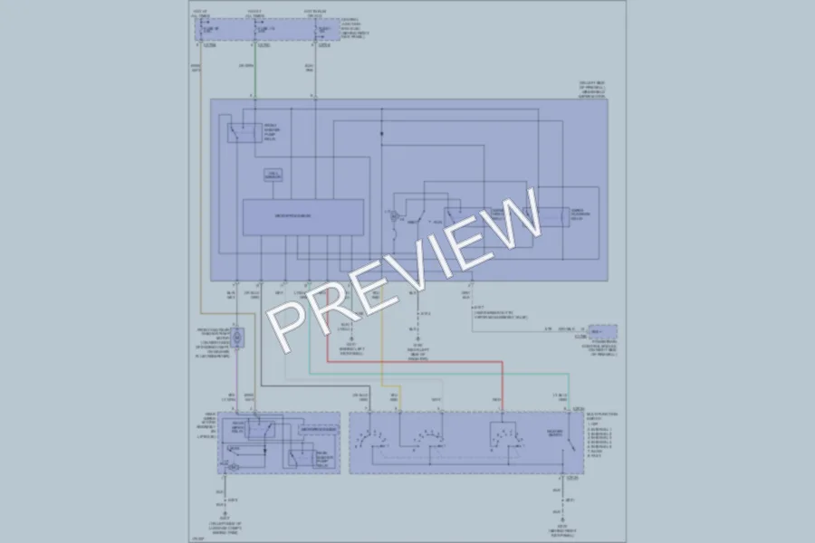 2003 Ford Expedition Wiper Washer wiring diagram preview