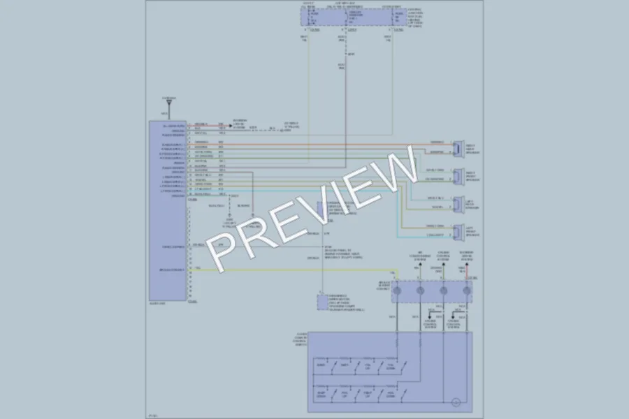 2003 Ford Explorer Radio wiring diagram preview