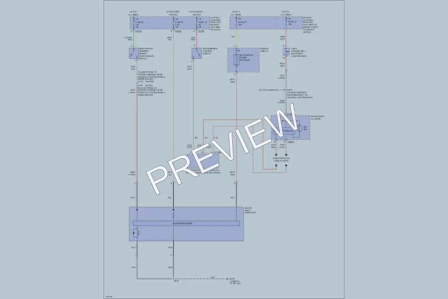 2003 Ford Explorer Shift Interlock wiring diagram preview