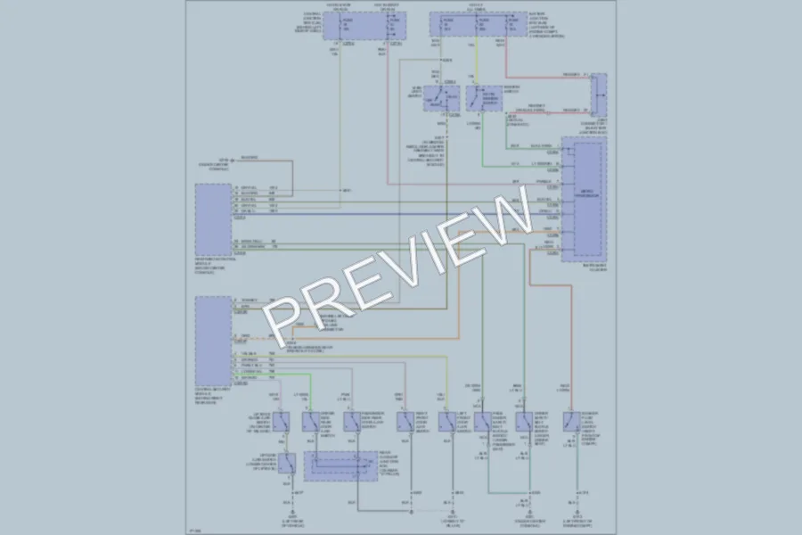 2003 Ford Explorer Warning Systems wiring diagram preview