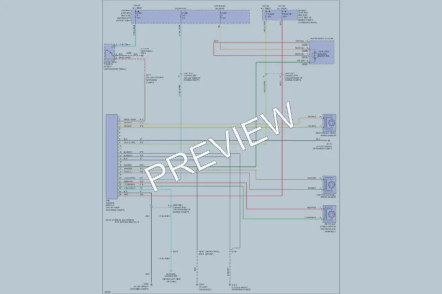 2003 Ford ExplorerSport Anti Lock Brakes wiring diagram preview