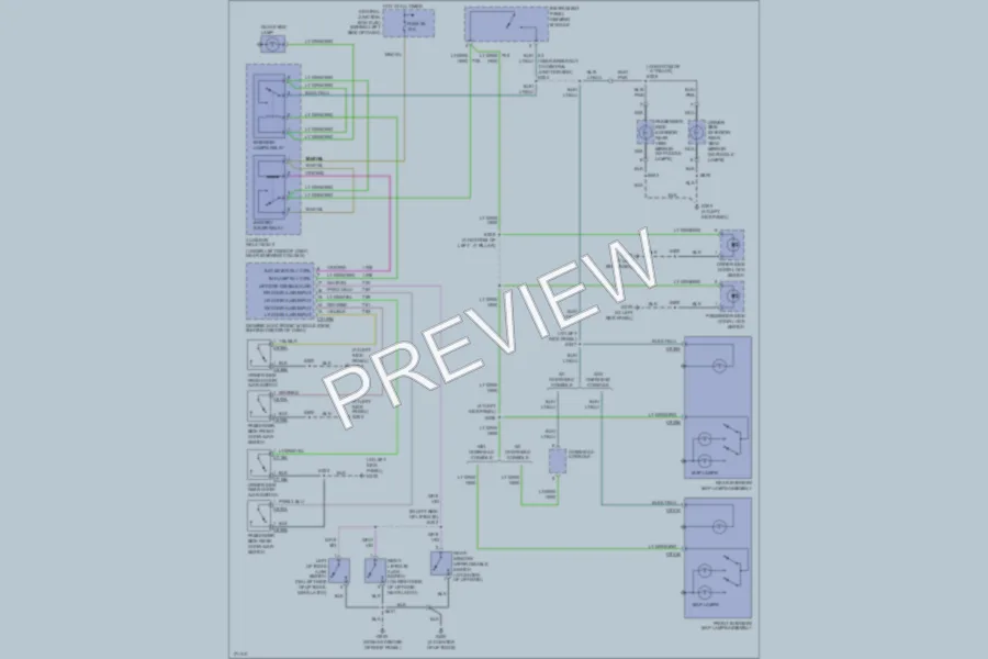 2003 Ford ExplorerSport Interior Lights wiring diagram preview