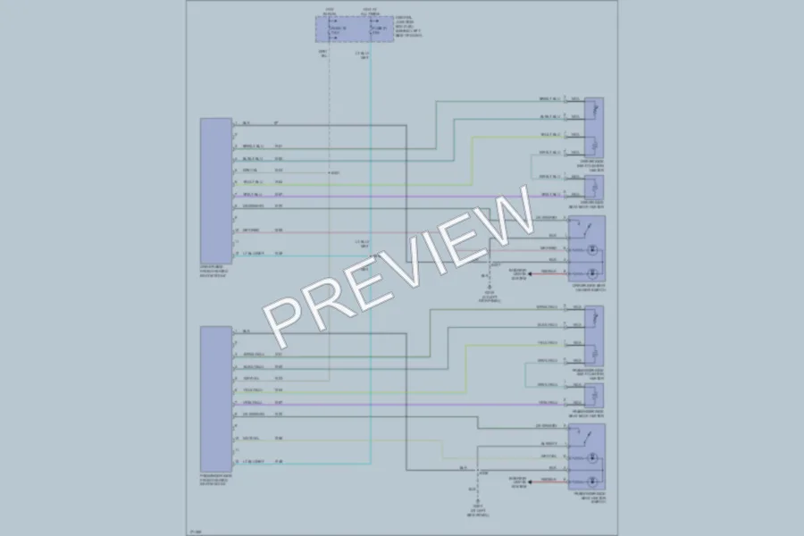 2003 Ford ExplorerSport Power Seats wiring diagram preview