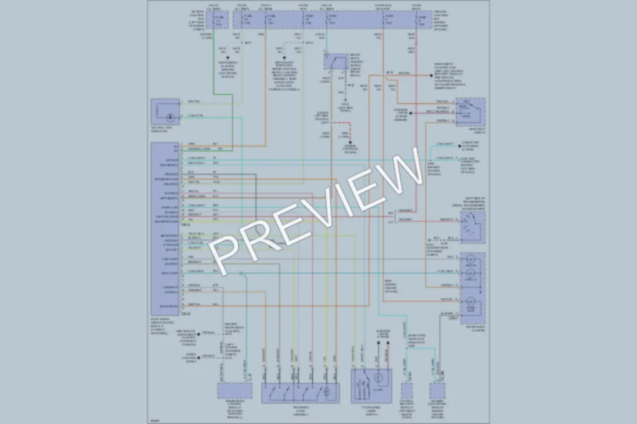 2003 Ford ExplorerSport Transmission wiring diagram preview