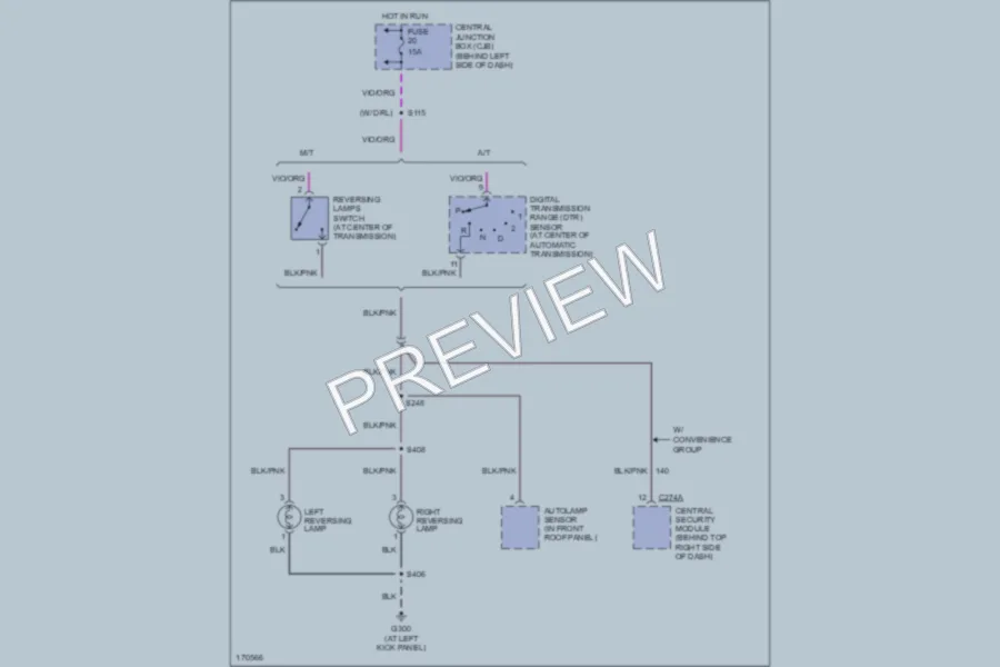 2003 Ford ExplorerSportTrac Exterior Lights wiring diagram preview