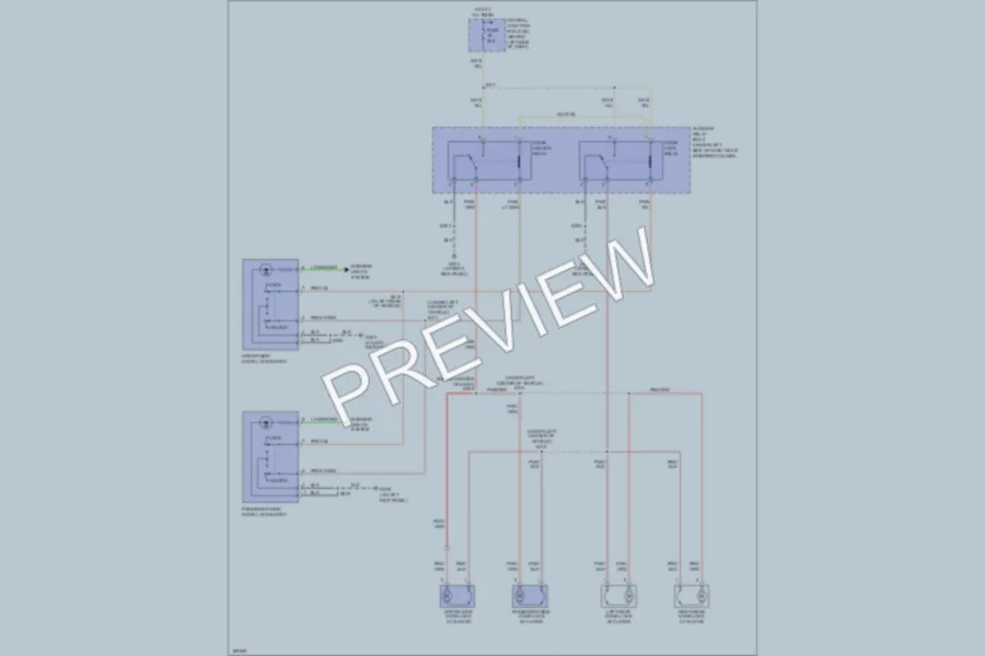 2003 Ford ExplorerSportTrac Power Door Locks wiring diagram preview