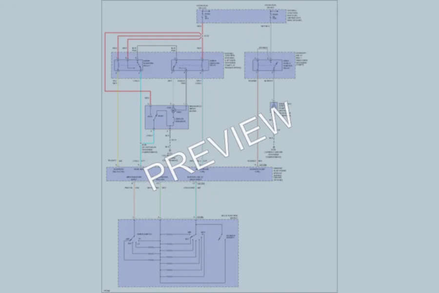 2003 Ford ExplorerSportTrac Wiper Washer wiring diagram preview