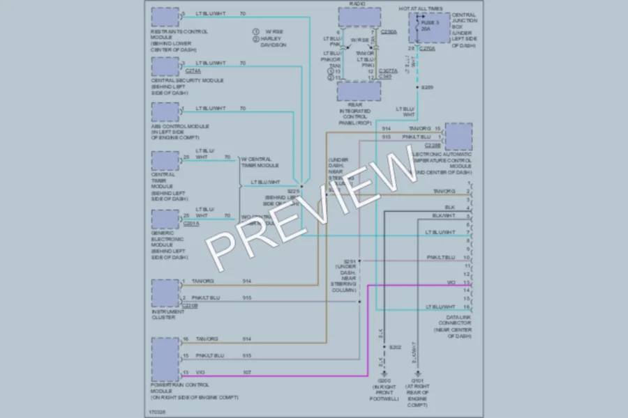 2003 Ford F150 Computer Data Lines wiring diagram preview