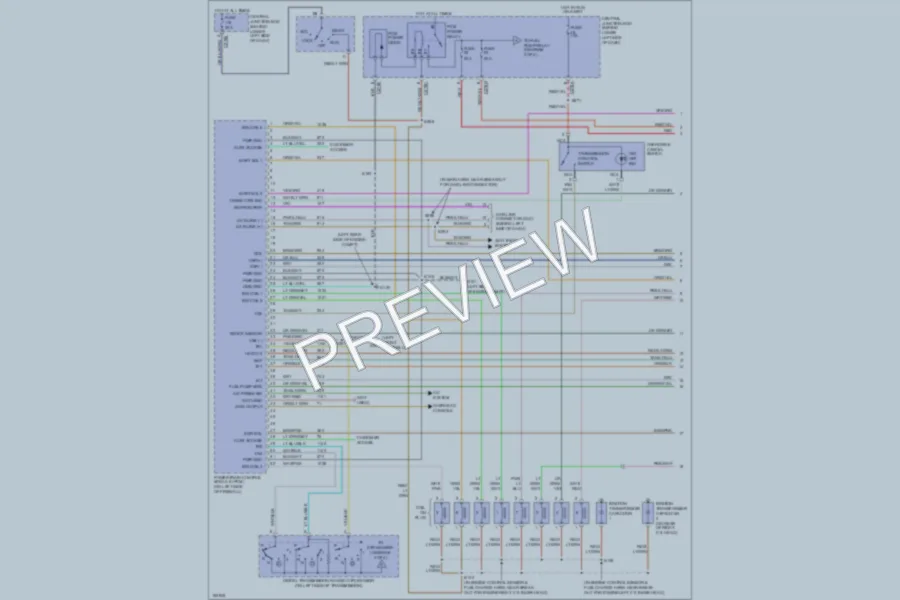 2003 Ford F250 Super Duty Engine Performance wiring diagram preview