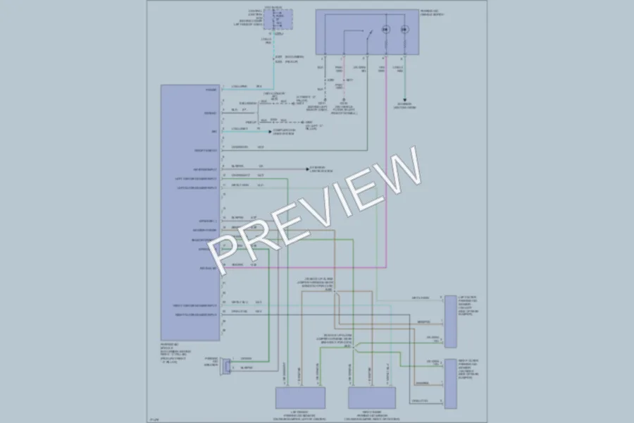 2003 Ford F250 Super Duty Navigation wiring diagram preview