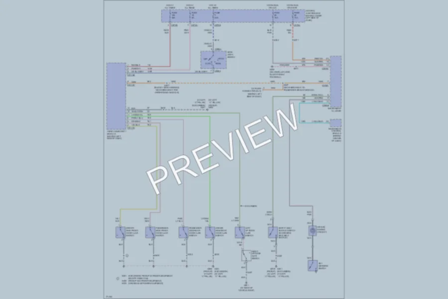2003 Ford F250 Super Duty Warning Systems wiring diagram preview
