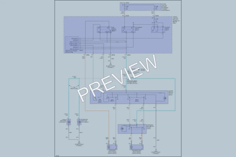 2003 Ford F150 Power Windows wiring diagram preview
