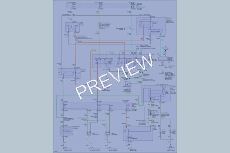 2003 Ford F350 Super Duty Headlights wiring diagram preview