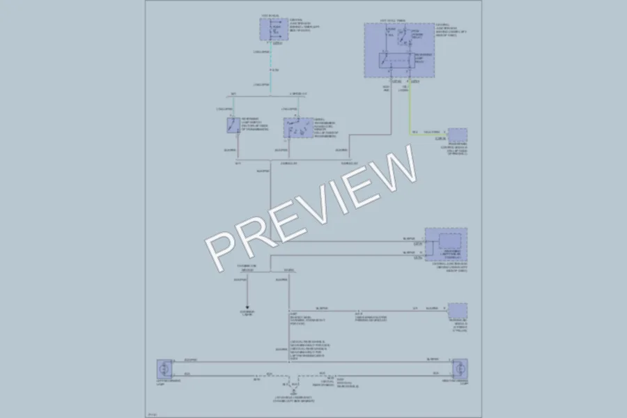 2003 Ford F350 Super Duty Exterior Lights wiring diagram preview