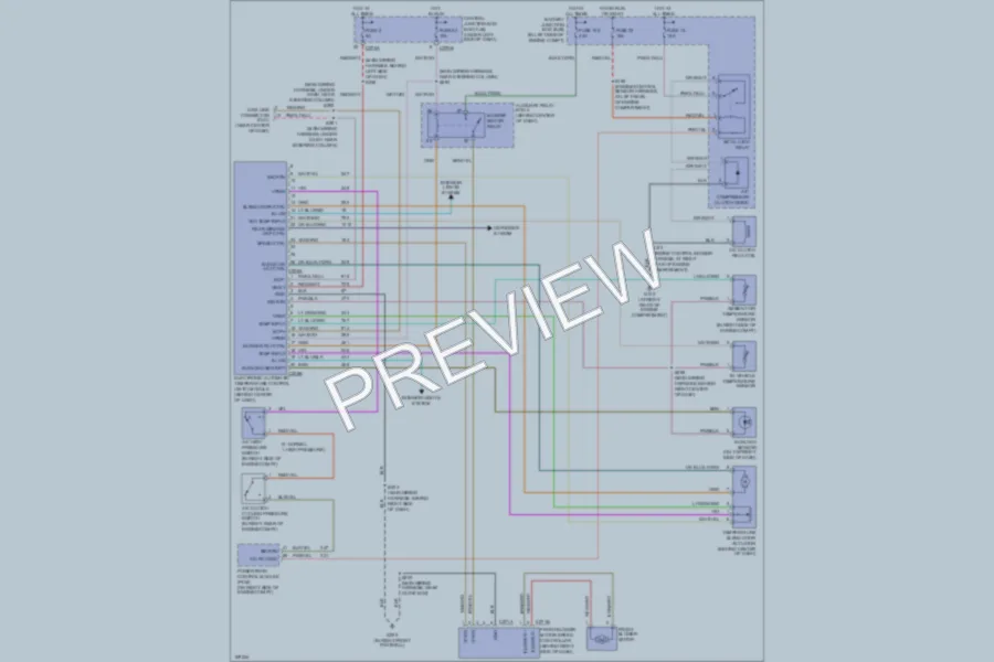 2003 Ford F150 Air Conditioning wiring diagram preview