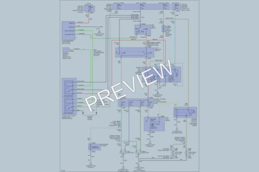 2003 Ford F150 Headlights wiring diagram preview