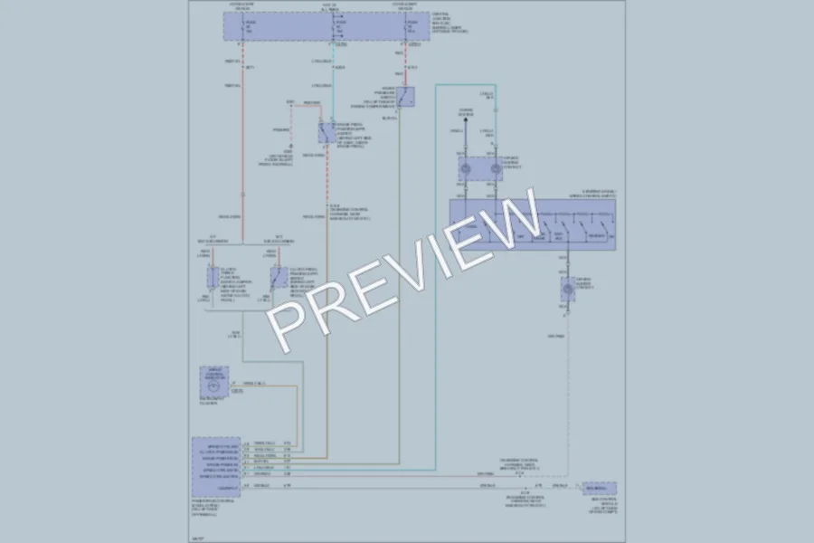 2003 Ford F350 Super Duty Cruise Control wiring diagram preview