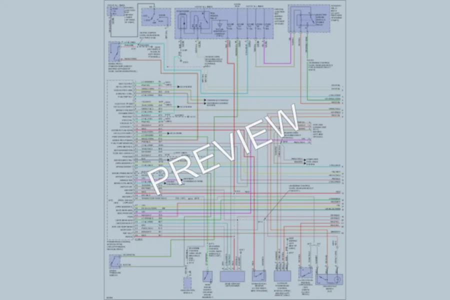 2003 Ford F450ChsCab Engine Performance wiring diagram preview